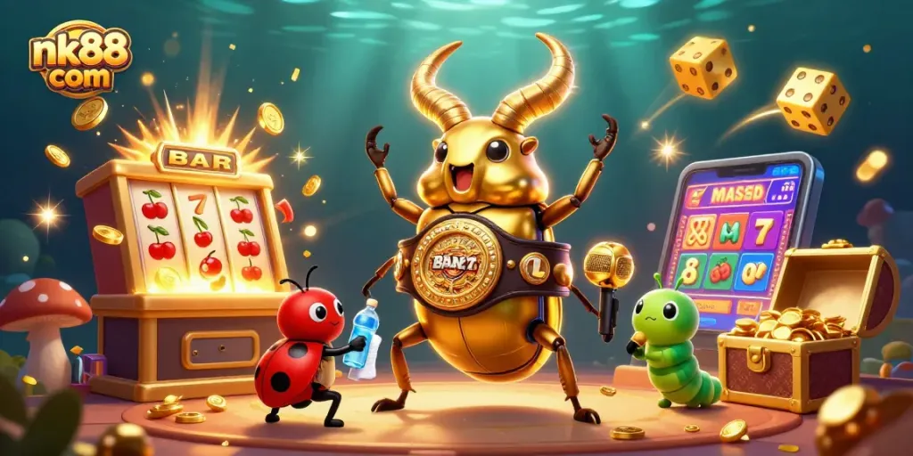 Experience thrilling gameplay at nk88 com with vibrant casino elements and dynamic characters.