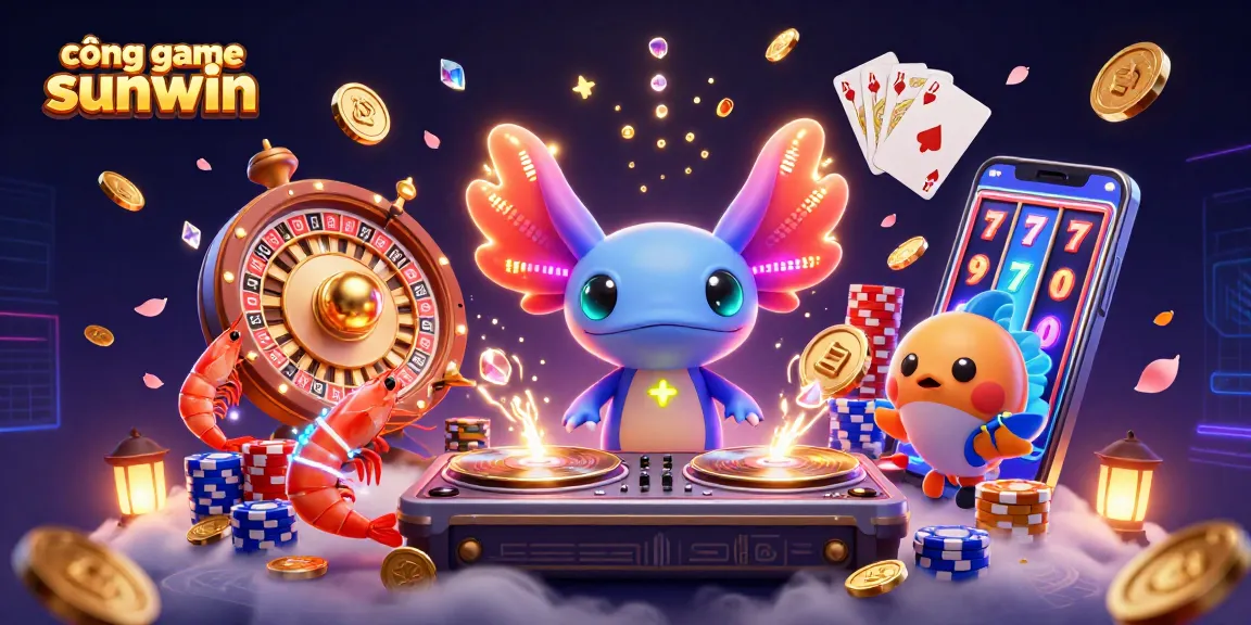 Experience fun at cổng game sunwin with vivid casino elements and dynamic characters.